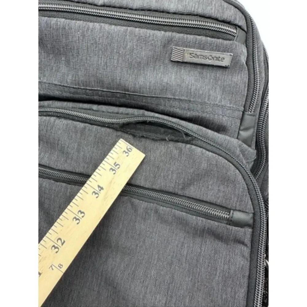 Samsonite Modern‎ Utility Double Shot Laptop Backpack Charcoal Heather
